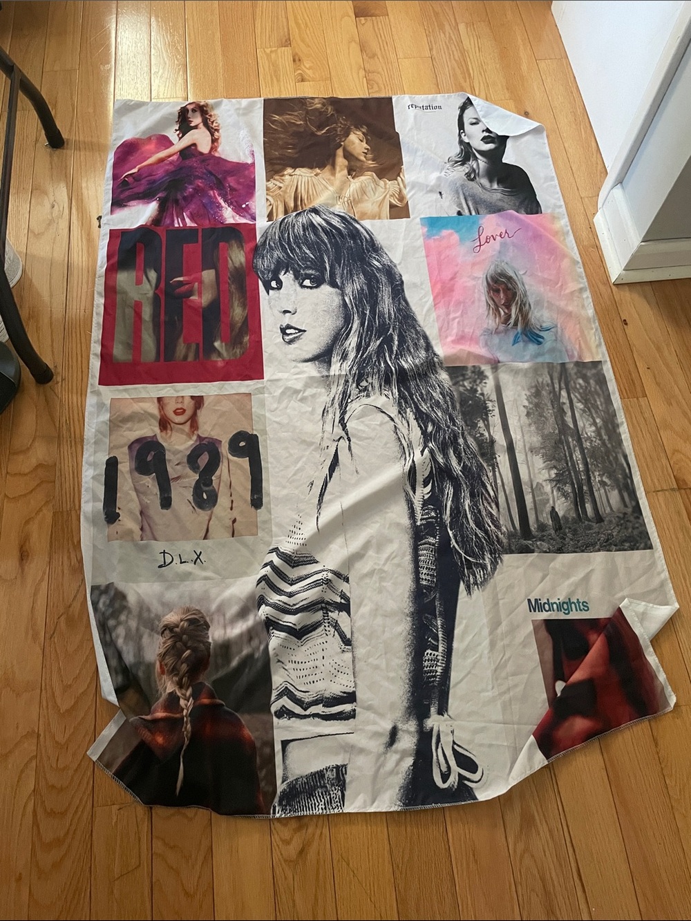 Taylor Swift Graphic Album Collage tapestry